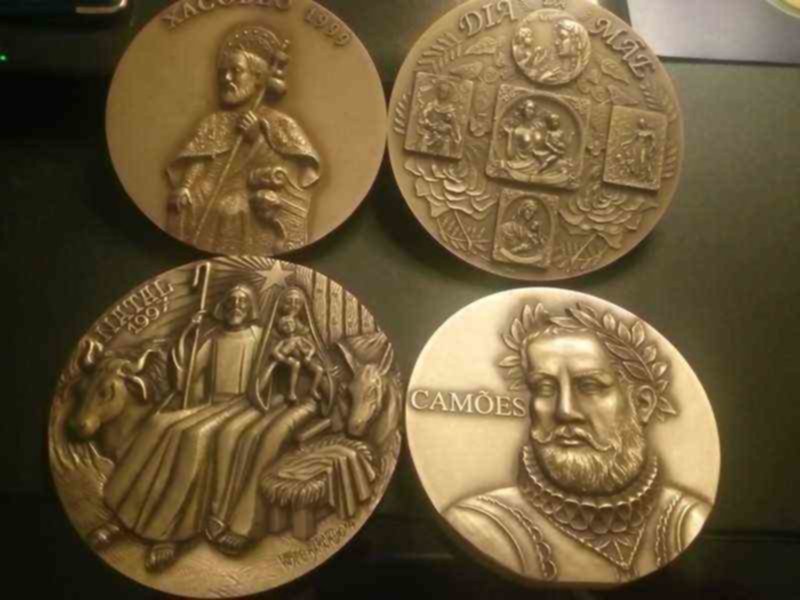 Medalhas em bronze
