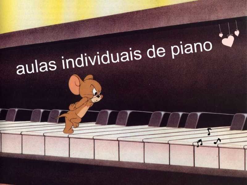 Aulas individuais de piano